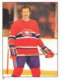 1981-82 O-Pee-Chee Stickers #31 Larry Robinson  Front