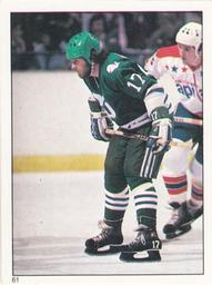 1981-82 O-Pee-Chee Stickers #61 Mike Rogers  Front