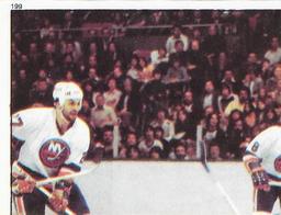 1981-82 O-Pee-Chee Stickers #199 Oilers vs. Islanders  Front
