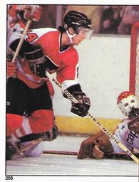 1981-82 O-Pee-Chee Stickers #205 Flyers vs. Capitals  Front