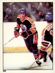 1981-82 O-Pee-Chee Stickers #209 Wayne Gretzky  Front