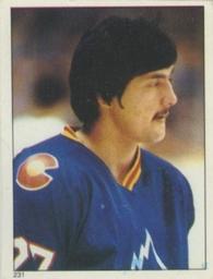 1981-82 O-Pee-Chee Stickers #231 Ron Delorme  Front