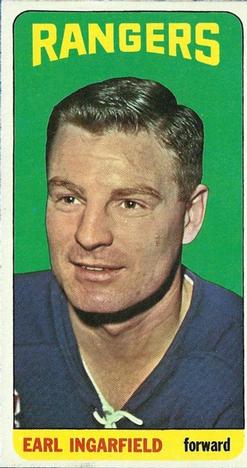 1964-65 Topps #65 Earl Ingarfield Front