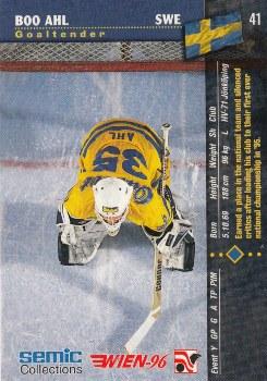 1996 Semic Collections Wien-96 #41 Boo Ahl Back