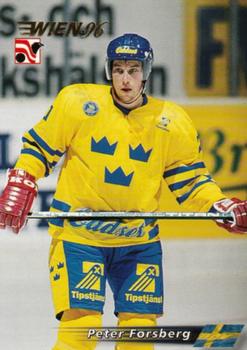 1996 Semic Collections Wien-96 #57 Peter Forsberg Front
