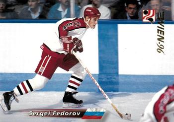 1996 Semic Collections Wien-96 #141 Sergei Fedorov Front