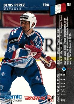 1996 Semic Collections Wien-96 #186 Denis Perez Back