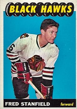 1965-66 Topps #63 Fred Stanfield Front