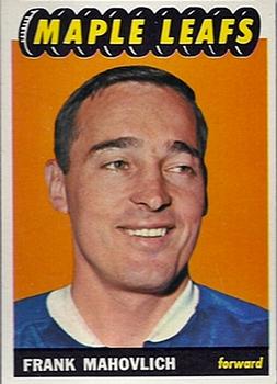 1965-66 Topps #81 Frank Mahovlich Front