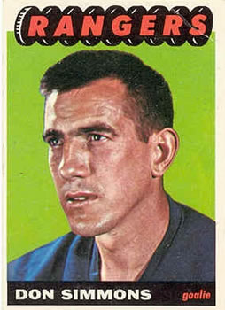 1965-66 Topps #88 Don Simmons Front