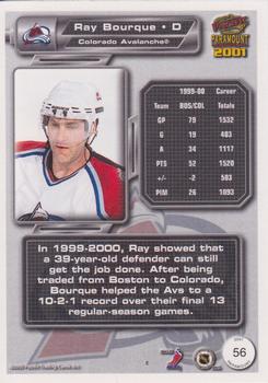 2000-01 Pacific Paramount - Gold #56 Ray Bourque Back