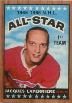 1966-67 Topps #122 Jacques Laperriere Front