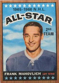 1966-67 Topps #131 Frank Mahovlich Front