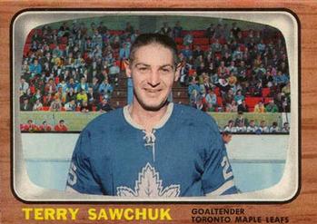1966-67 Topps #13 Terry Sawchuk Front