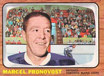 1966-67 Topps #20 Marcel Pronovost Front