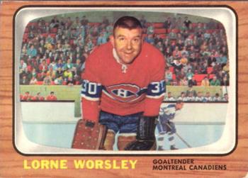 1966-67 Topps #2 Lorne Worsley Front