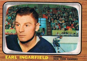 1966-67 Topps #30 Earl Ingarfield Front