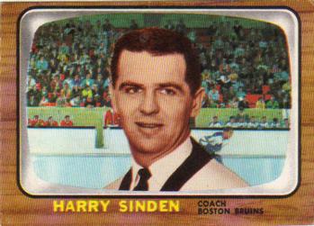 1966-67 Topps #31 Harry Sinden Front