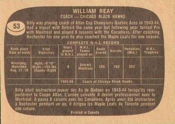 1966-67 Topps #53 William Reay Back