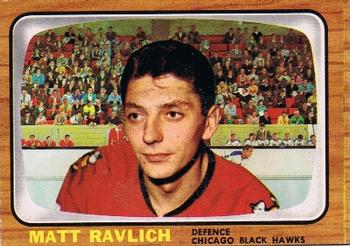 1966-67 Topps #58 Matt Ravlich Front