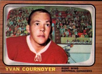 1966-67 Topps #72 Yvan Cournoyer Front