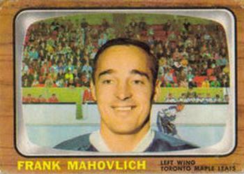 1966-67 Topps #77 Frank Mahovlich Front