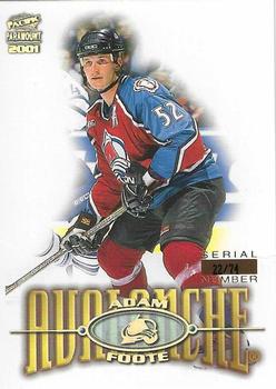 2000-01 Pacific Paramount - Holo-Gold #59 Adam Foote Front