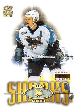2000-01 Pacific Paramount - Holo-Gold #216 Mike Ricci Front