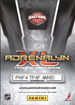 2010-11 Panini Adrenalyn XL #35 Claude Giroux Back