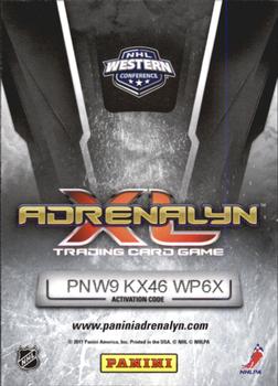 2010-11 Panini Adrenalyn XL #208 Robyn Regehr Back