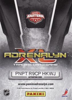 2010-11 Panini Adrenalyn XL #45 Pascal Dupuis Back