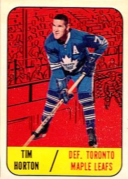 1967-68 Topps #16 Tim Horton Front