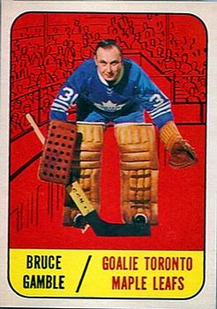 1967-68 Topps #18 Bruce Gamble Front