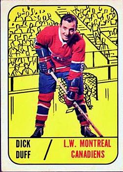 1967-68 Topps #2 Dick Duff Front