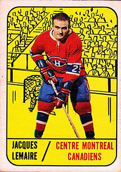 1967-68 Topps #3 Jacques Lemaire Front