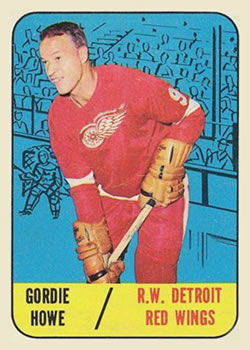 1967-68 Topps #43 Gordie Howe Front