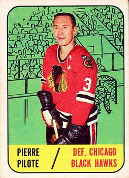 1967-68 Topps #62 Pierre Pilote Front