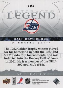 2009-10 Upper Deck Artifacts - Silver #103 Dale Hawerchuk Back