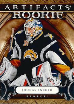 2009-10 Upper Deck Artifacts - Silver #179 Jhonas Enroth Front