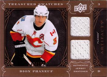 2009-10 Upper Deck Artifacts - Treasured Swatches Jersey-Patch #TS-DP Dion Phaneuf  Front