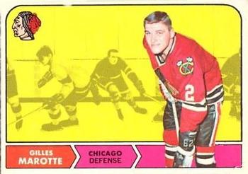 1968-69 O-Pee-Chee #14 Gilles Marotte Front