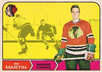 1968-69 O-Pee-Chee #18 Pit Martin Front