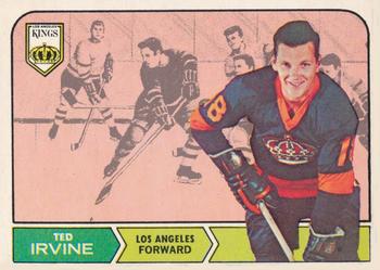 1968-69 O-Pee-Chee #39 Ted Irvine Front