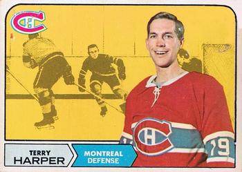 1968-69 O-Pee-Chee #57 Terry Harper Front
