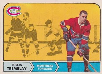 1968-69 O-Pee-Chee #66 Gilles Tremblay Front