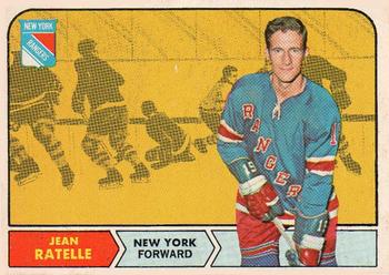 1968-69 O-Pee-Chee #77 Jean Ratelle Front