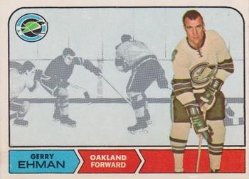 1968-69 O-Pee-Chee #84 Gerry Ehman Front