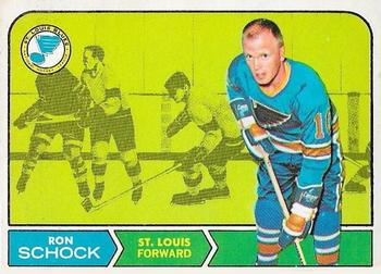 1968-69 O-Pee-Chee #118 Ron Schock Front
