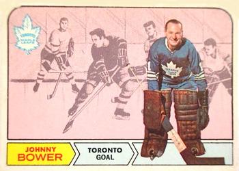 1968-69 O-Pee-Chee #122 Johnny Bower Front