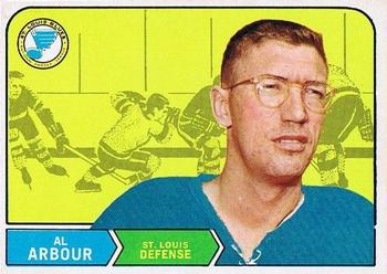 1968-69 O-Pee-Chee #128 Al Arbour Front